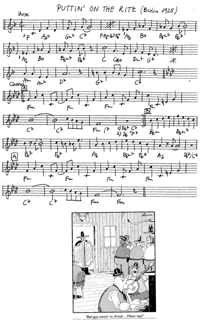 puttin' on the ritz partition gratuite - Offerte par The Jungle Jazz Band